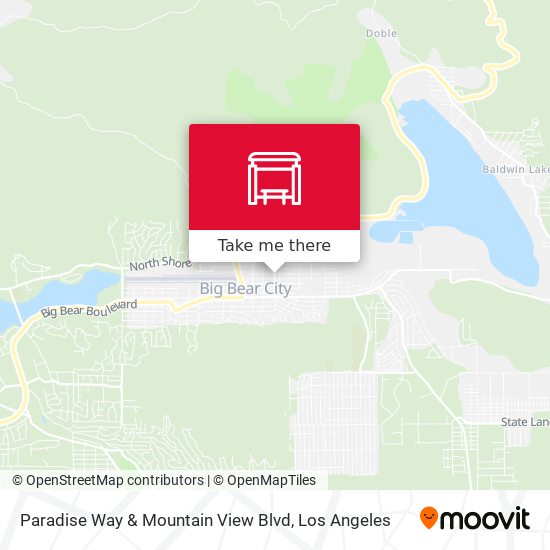 Mapa de Paradise Way & Mountain View Blvd