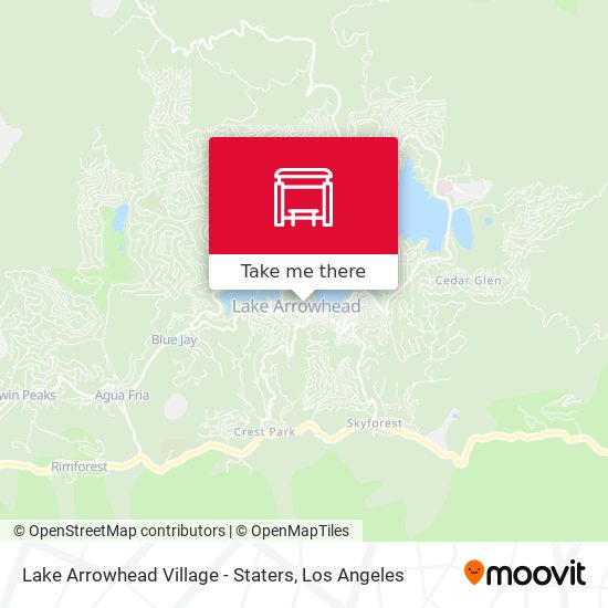 Lake Arrowhead Village - Staters map
