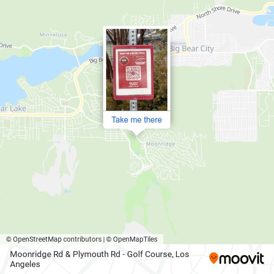 Moonridge Rd & Plymouth Rd - Golf Course map
