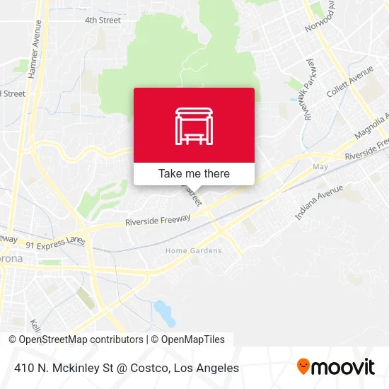Mapa de 410 N. Mckinley St @ Costco