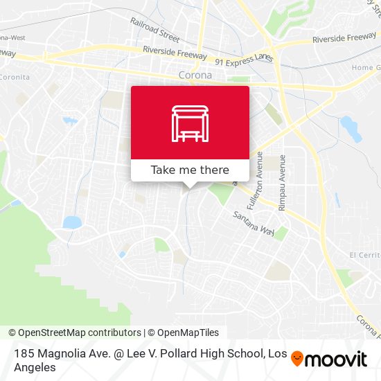 185 Magnolia Ave. @ Lee V. Pollard High School map