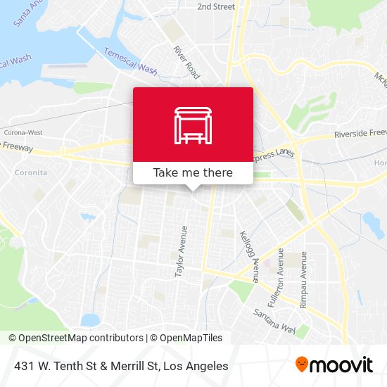 Mapa de 431 W. Tenth St & Merrill St
