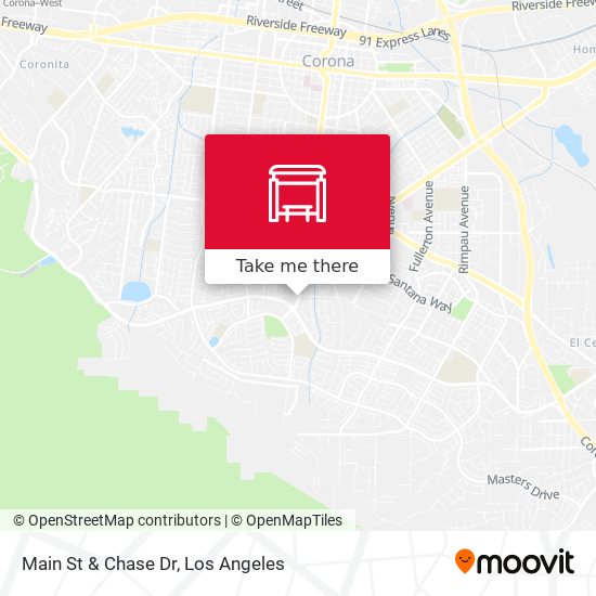 Main St & Chase Dr map