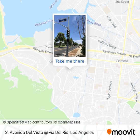 S. Avenida Del Vista @ via Del Rio map