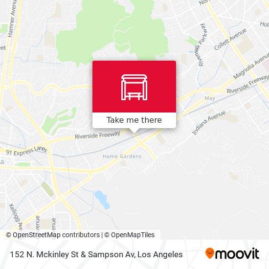 Mapa de 152 N. Mckinley St & Sampson Av