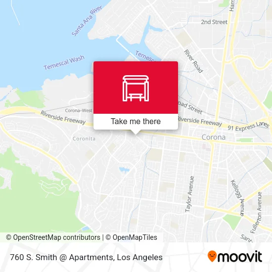 760 S. Smith @ Apartments map