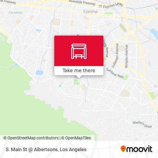 S. Main St @ Albertsons map