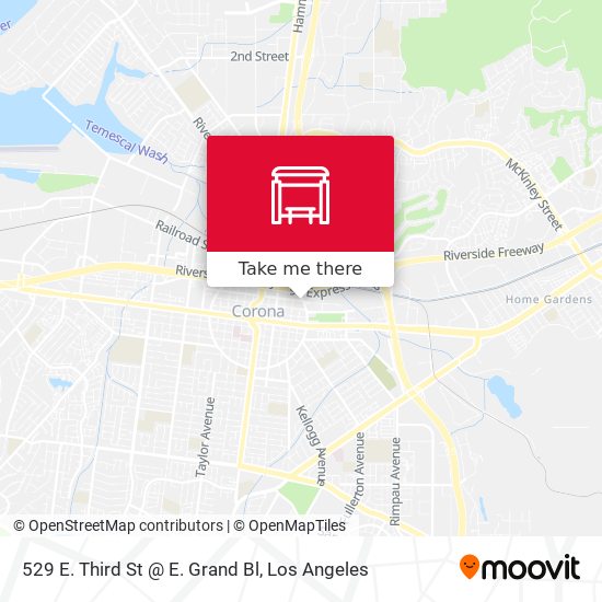 529 E. Third St @ E. Grand Bl map
