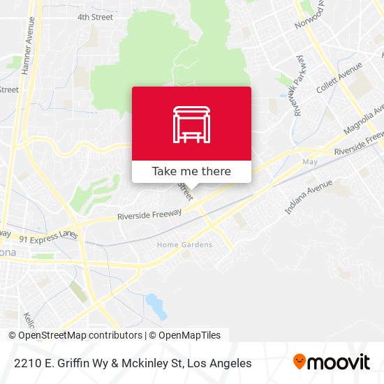 Mapa de 2210 E. Griffin Wy & Mckinley St