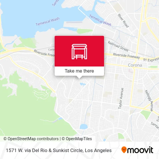 1571 W. via Del Rio & Sunkist Circle map