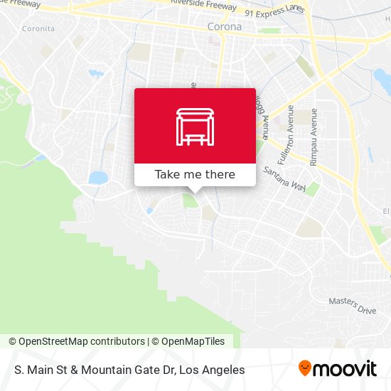 Mapa de S. Main St & Mountain Gate Dr