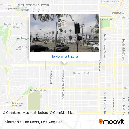 Mapa de Slauson / Van Ness