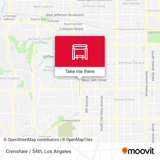 Mapa de Crenshaw / 54th