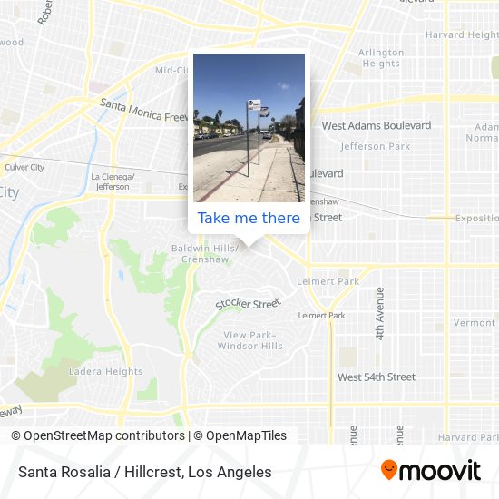 Santa Rosalia / Hillcrest map