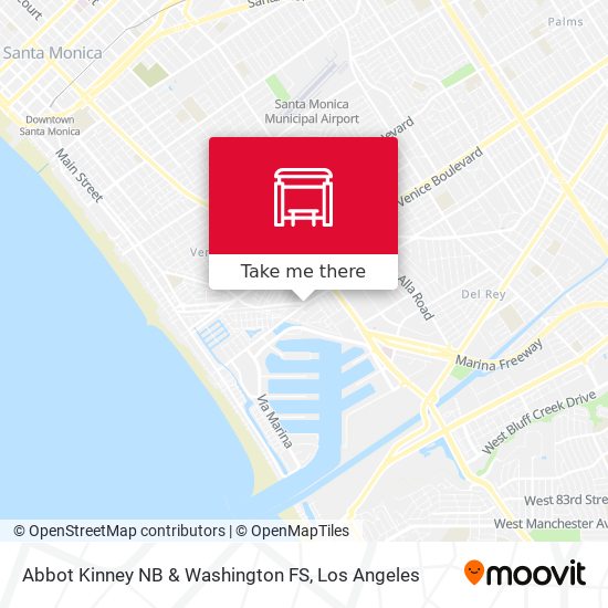 Abbot Kinney NB & Washington FS map