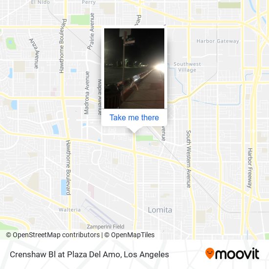 Crenshaw Bl at Plaza Del Amo map