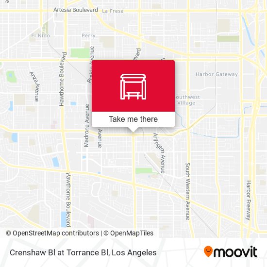Mapa de Crenshaw Bl at Torrance Bl