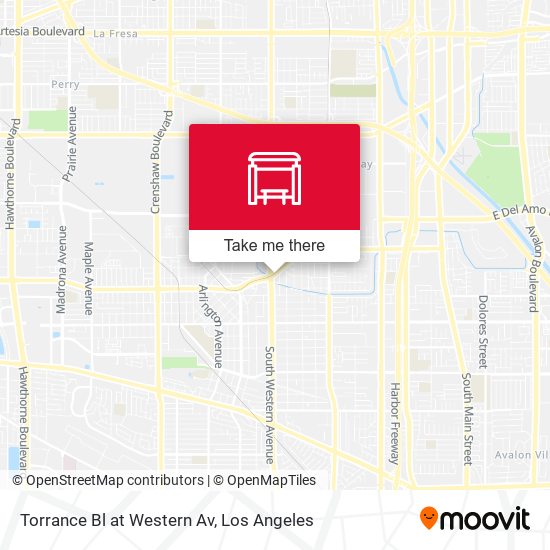 Mapa de Torrance Bl at Western Av