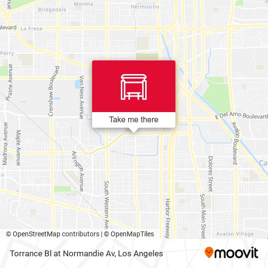 Mapa de Torrance Bl at Normandie Av