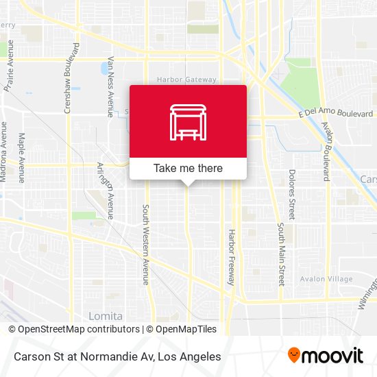 Mapa de Carson St at Normandie Av