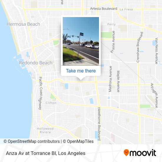 Mapa de Anza Av at Torrance Bl