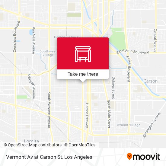 Mapa de Vermont Av at Carson St