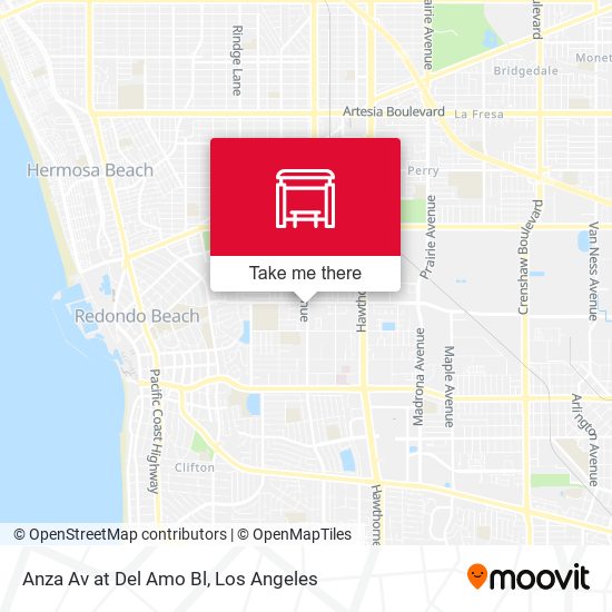 Mapa de Anza Av at Del Amo Bl