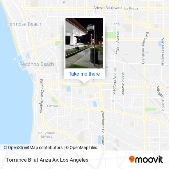 Torrance Bl at Anza Av map