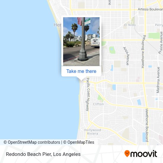 Mapa de Redondo Beach Pier