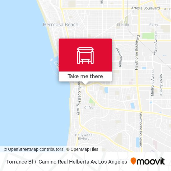 Mapa de Torrance Bl + Camino Real Helberta Av