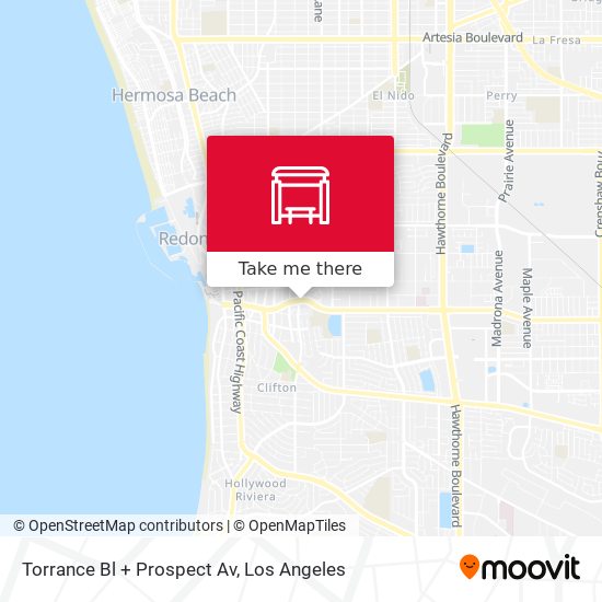 Mapa de Torrance Bl + Prospect Av