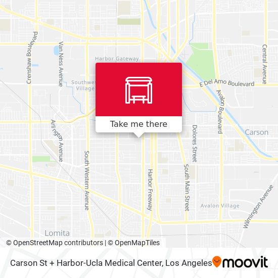 Carson St + Harbor-Ucla Medical Center map