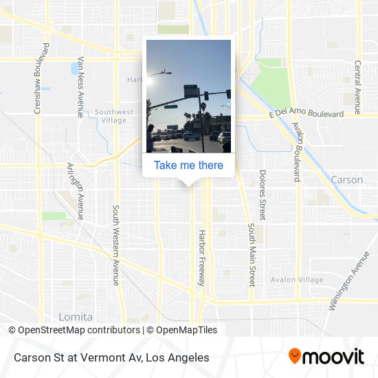 Mapa de Carson St at Vermont Av