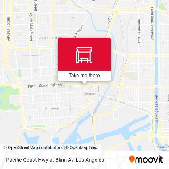 Mapa de Pacific Coast Hwy at Blinn Av