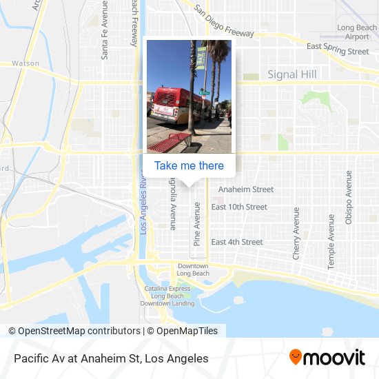 Mapa de Pacific Av at Anaheim St