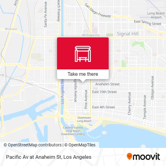 Mapa de Pacific Av at Anaheim St