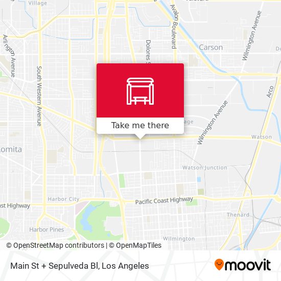 Mapa de Main St + Sepulveda Bl