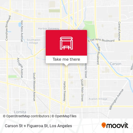 Mapa de Carson St + Figueroa St