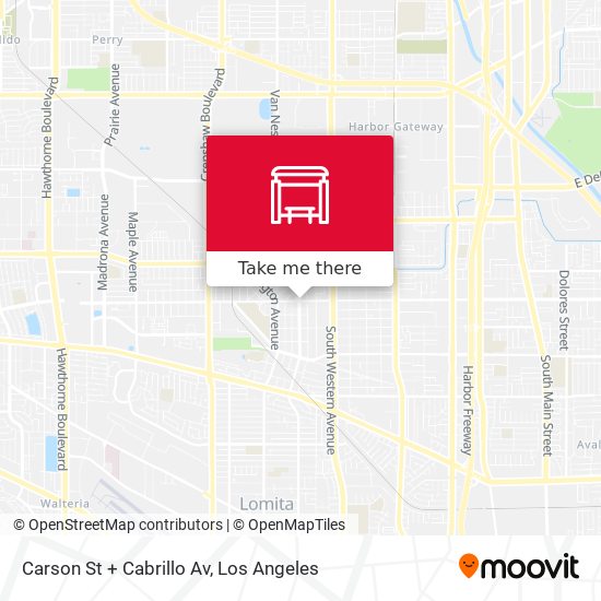 Mapa de Carson St + Cabrillo Av