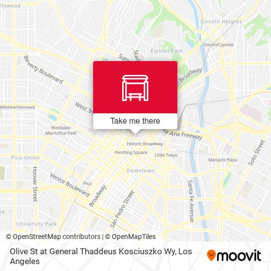 Mapa de Olive St at General Thaddeus Kosciuszko Wy