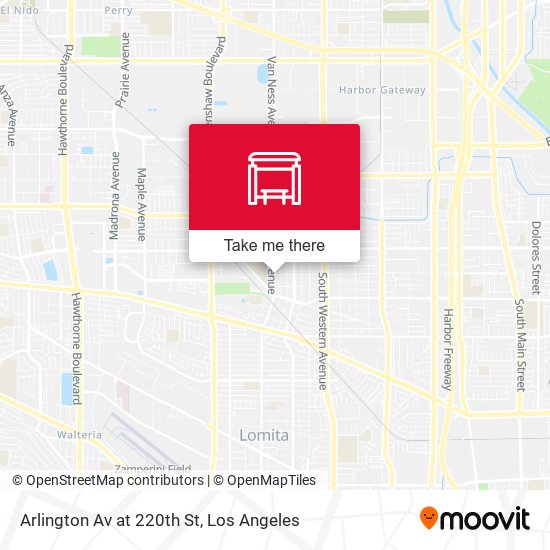 Arlington Av at 220th St map