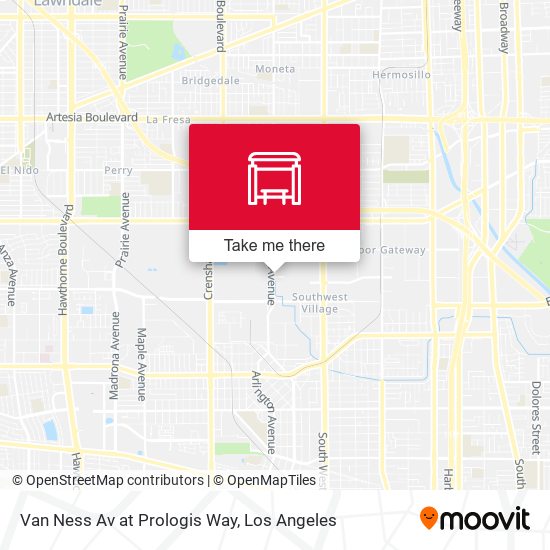 Van Ness Av at Prologis Way map