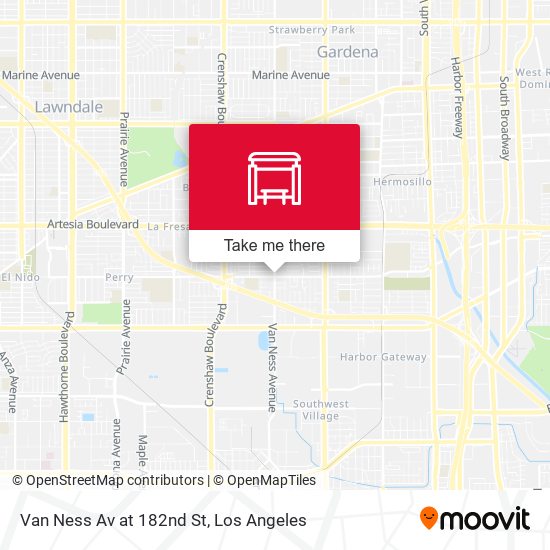 Van Ness Av at 182nd St map