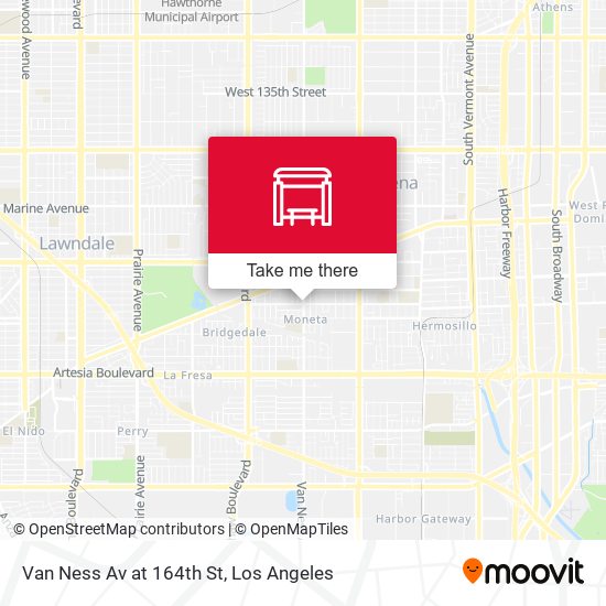 Van Ness Av at 164th St map
