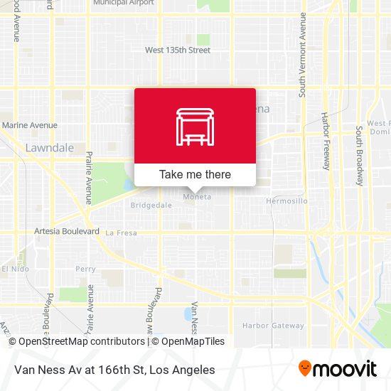 Van Ness Av at 166th St map