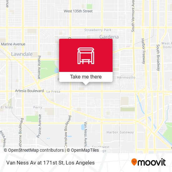 Van Ness Av at 171st St map