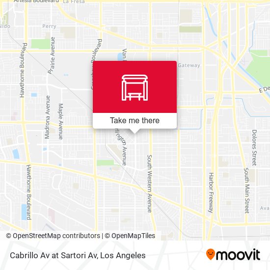 Mapa de Cabrillo Av at Sartori Av