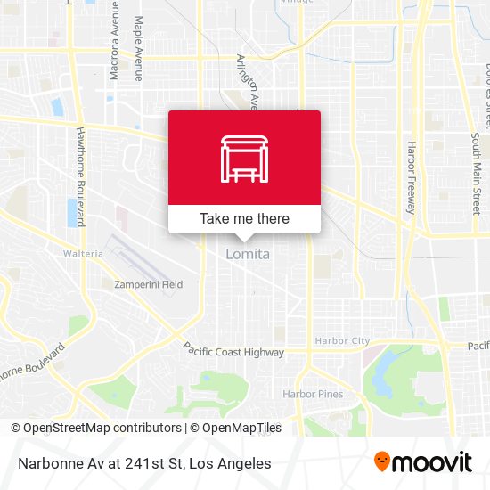 Narbonne Av at 241st St map
