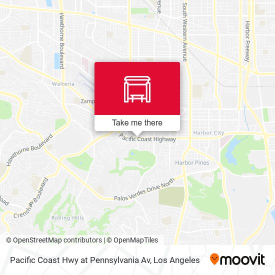 Mapa de Pacific Coast Hwy at Pennsylvania Av