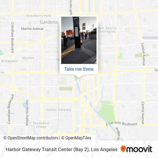 Harbor Gateway Transit Center (Bay 2) map